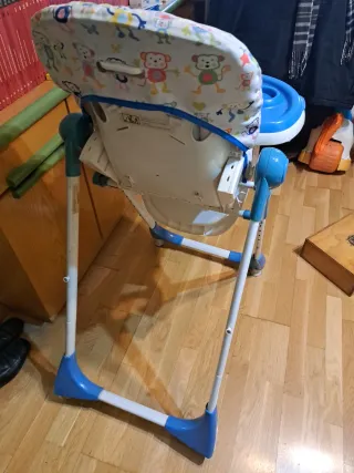 Trona para bebé con estampado de monos