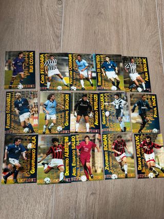 15 Carte Calcio 97 Supercampioni Panini