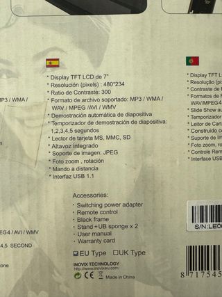 Marco Digital Fotos + Mando