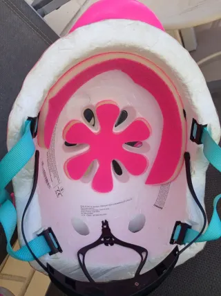 Casco niña unicornio