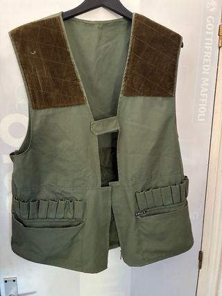 Chaleco de caza verde