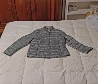 Come Nuovo Piumino Leggero Trapuntato Donna Verde