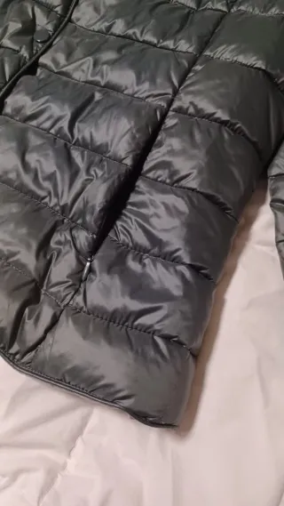 Come Nuovo Piumino Leggero Trapuntato Donna Verde