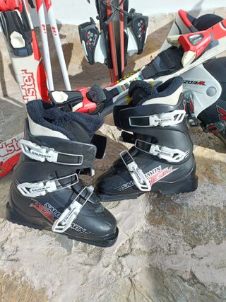 Pack Esquí: Esquís 120cm, Botas 38/39 y Bastones