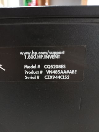 Torre Ordenador Compaq Negra