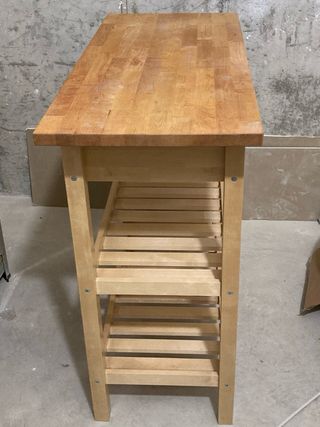 Carrito de cocina ikea  FÖRHÖJA  abedul