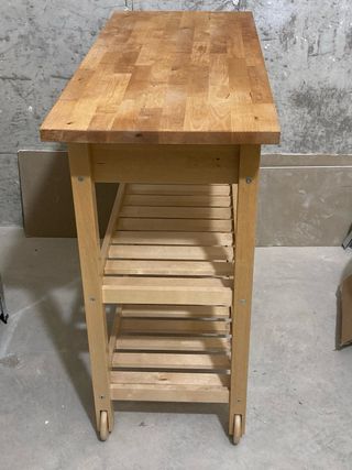 Carrito de cocina ikea  FÖRHÖJA  abedul