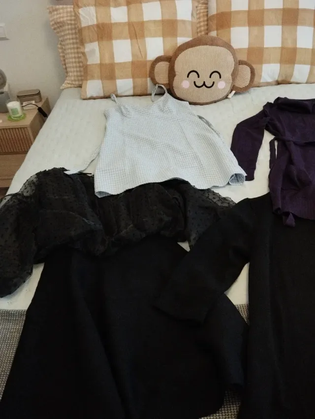 Lote 4 vestidos invierno mujer