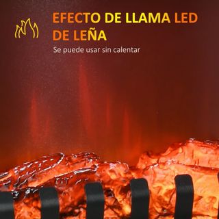 Chimenea Eléctrica Decorativa LED 1000/2000W
