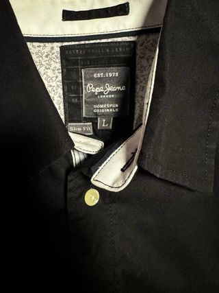 Camisa Pepe Jeans Negra Talla M