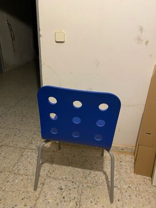 Pack 3 Sillas Escritorio Madera/Metal