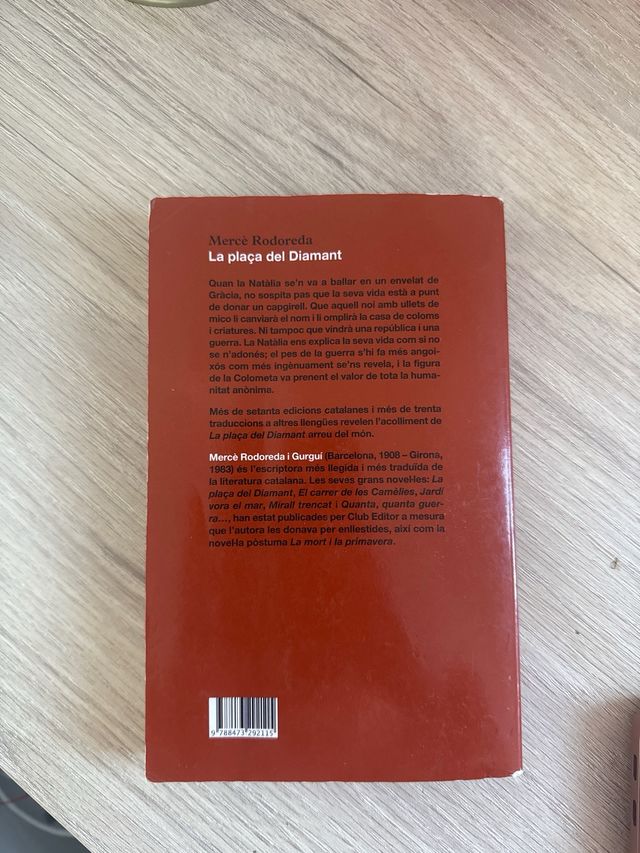 La plaça del Diamant (Club Editor Jove) (Catala...