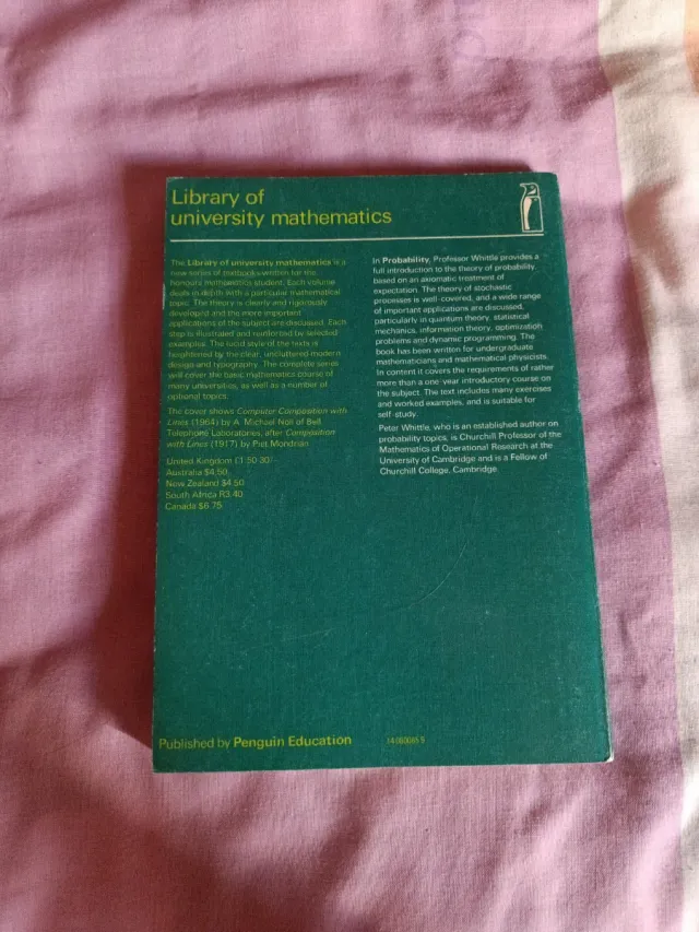 Probability (Libro en inglés)