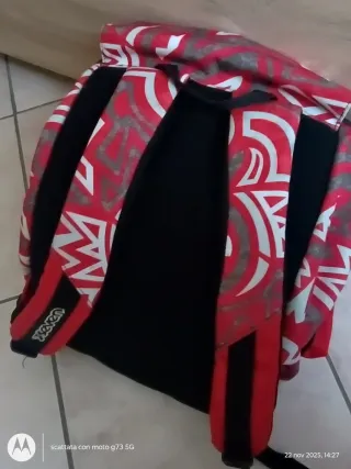 Zaino Seven rosso con stampa