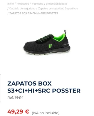 Zapatillas de seguridad P Ganga