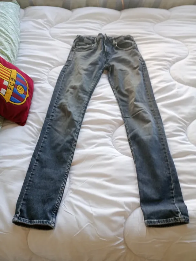 Vaqueros hombre azul