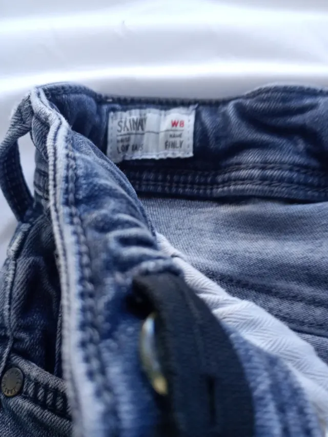 Vaqueros hombre azul