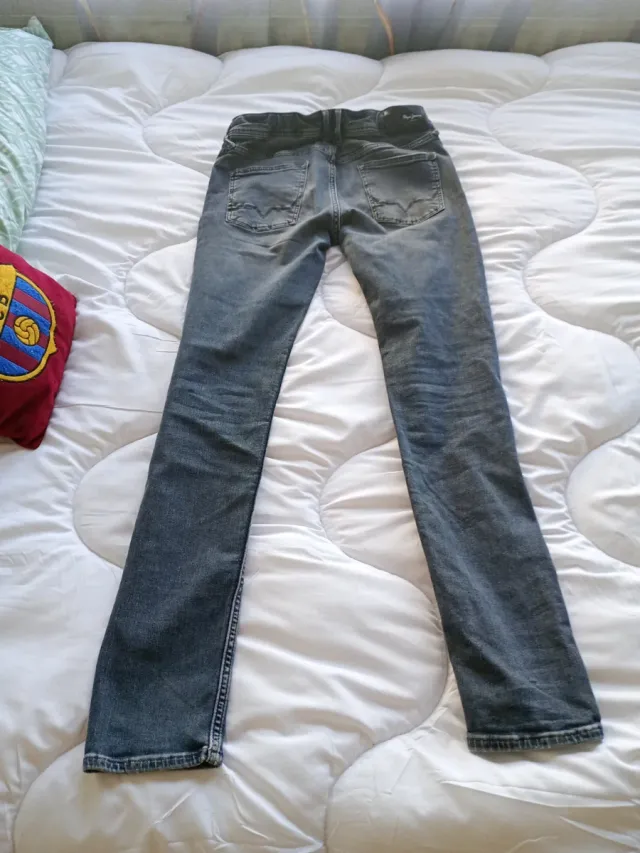 Vaqueros hombre azul