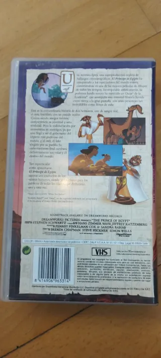 El Príncipe de Egipto Disney