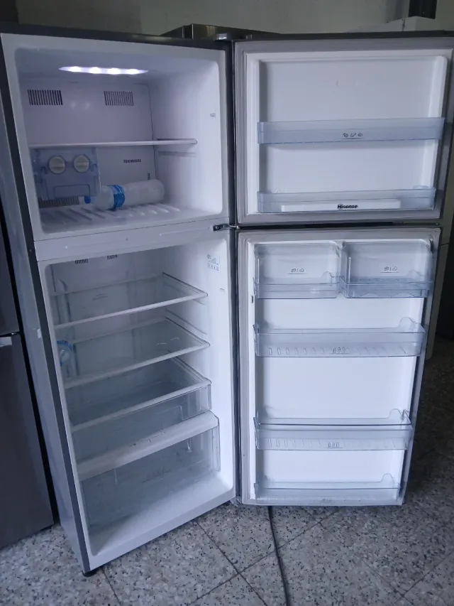 Nevera combi acero inoxidable