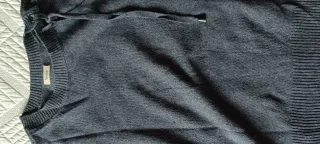 Jersey Yerse Algodón Viscosa Lana Cachemira Gris