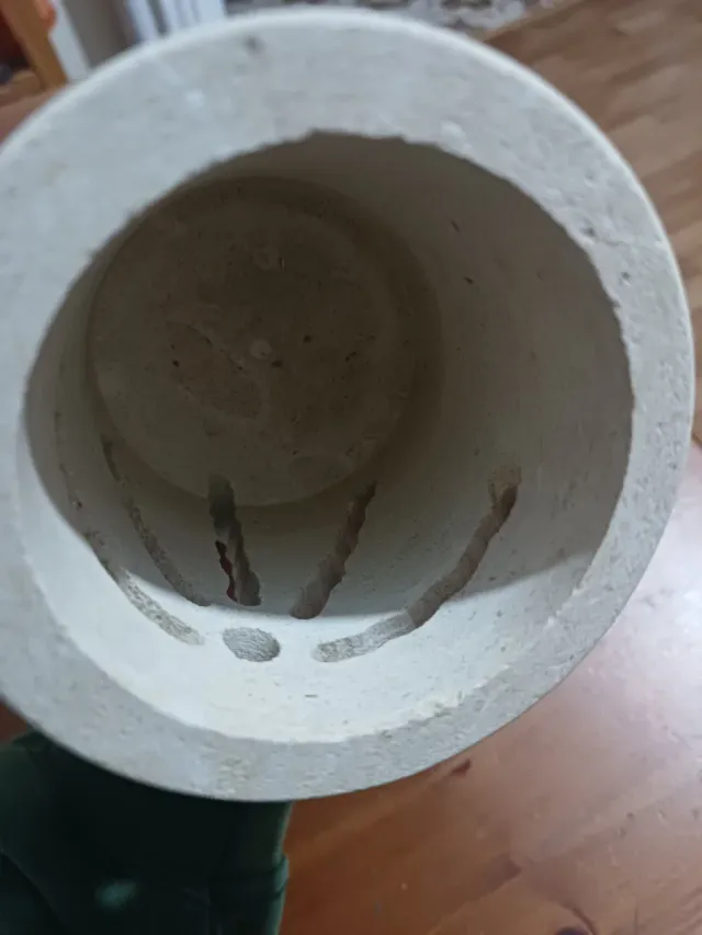 Lampada in pietra leccese con candela