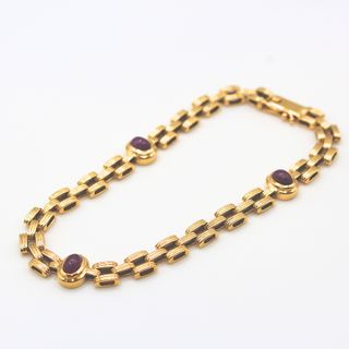 Pulsera Oro 18K, Tipo Cartier, 16.34gr, 20cm