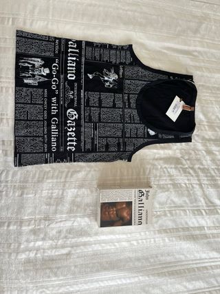 Camiseta tirantes John Galliano