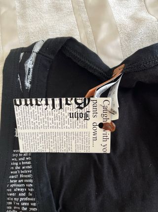 Camiseta tirantes John Galliano