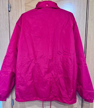 Chubasquero Fruit of the Loom Rojo Forrado