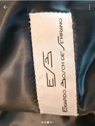 Traje de boda negro y azul