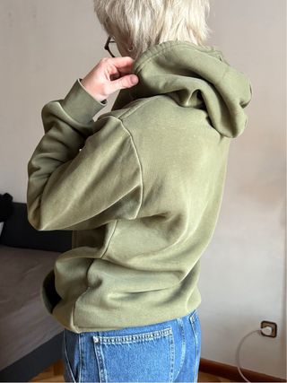 Adidas Sudadera Verde con Capucha