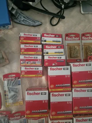 Lote tacos Fischer S12, S10, S4, S7 y Monta Rapid