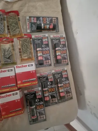 Lote tacos Fischer S12, S10, S4, S7 y Monta Rapid