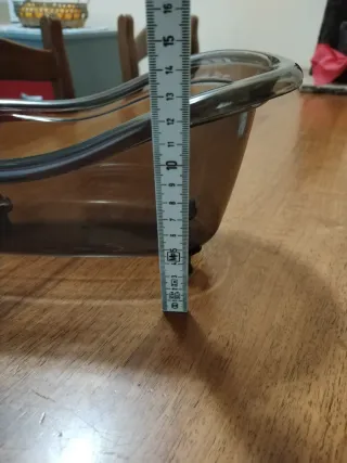 Vaso Vasca Marrone Trasparente