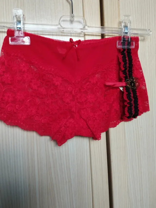 Braga culotte roja con liga talla L