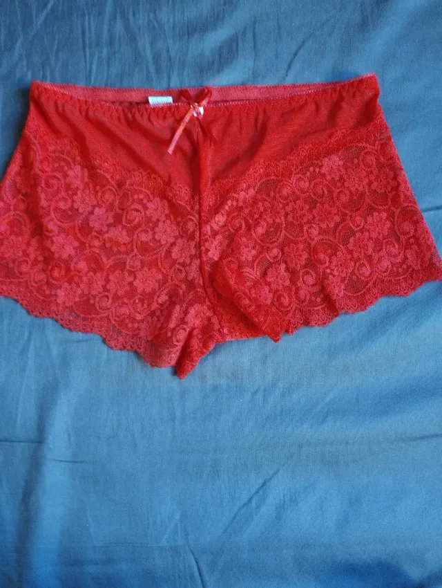 Braga culotte roja con liga talla L