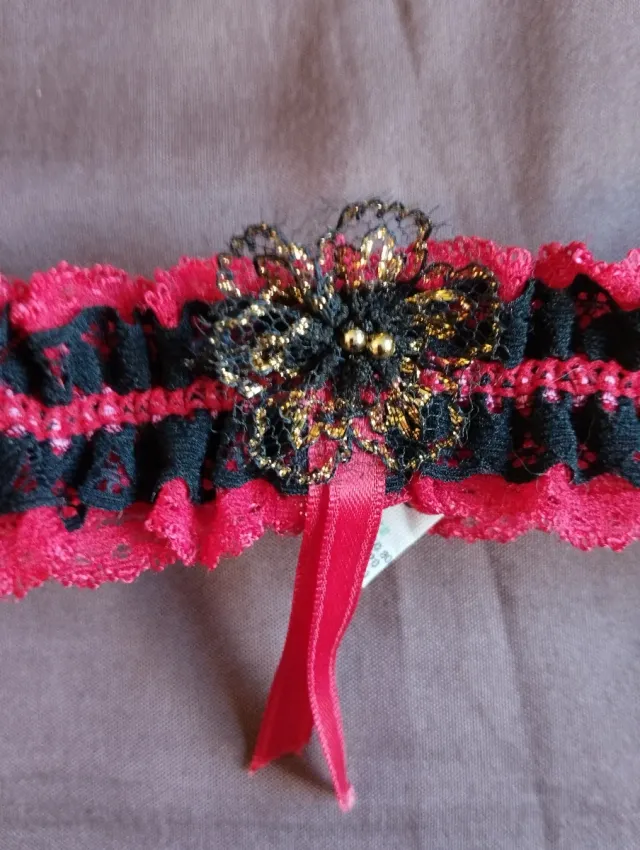 Braga culotte roja con liga talla L