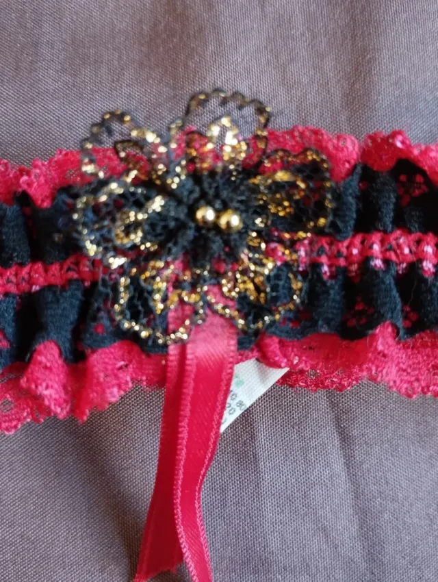 Braga culotte roja con liga talla L