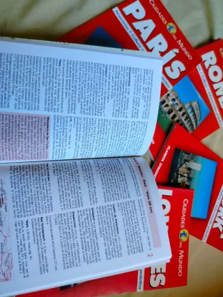 Guías de Viaje, París, Viena, Roma, Londres y N.Y.