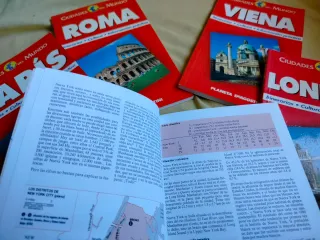 Guías de Viaje, París, Viena, Roma, Londres y N.Y.