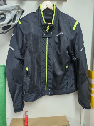 Chaqueta Moto Acerbis Negra y Verde