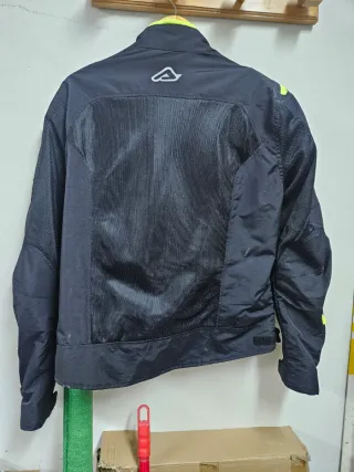 Chaqueta Moto Acerbis Negra y Verde