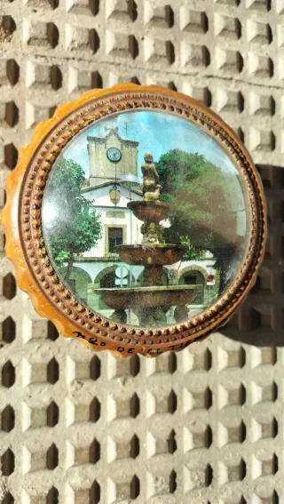 Joyero madera espejo vintage