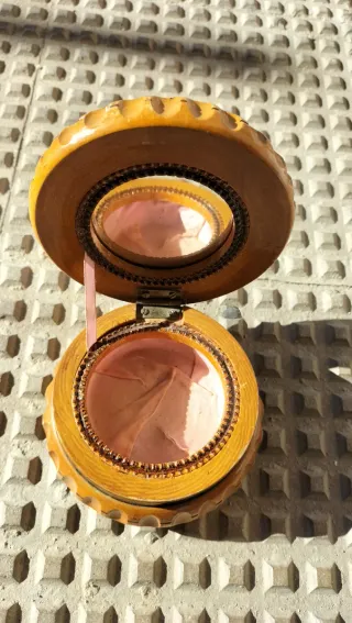 Joyero madera espejo vintage