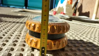 Joyero madera espejo vintage