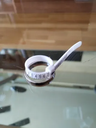 Anillo acero inoxidable con forma de gato