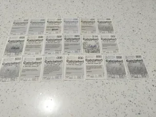 Lotto 19 figurine calciatori panini 2015/2016