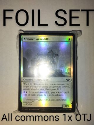 Foil Set OTJ All commons Magic the Gathering MTG