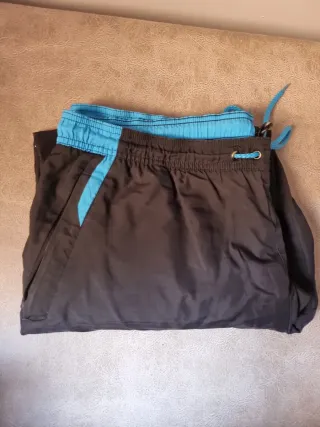 Pantalón Chándal Adidas Negro y Azul